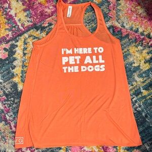 Coral CVG Dog Lover Tank Top
